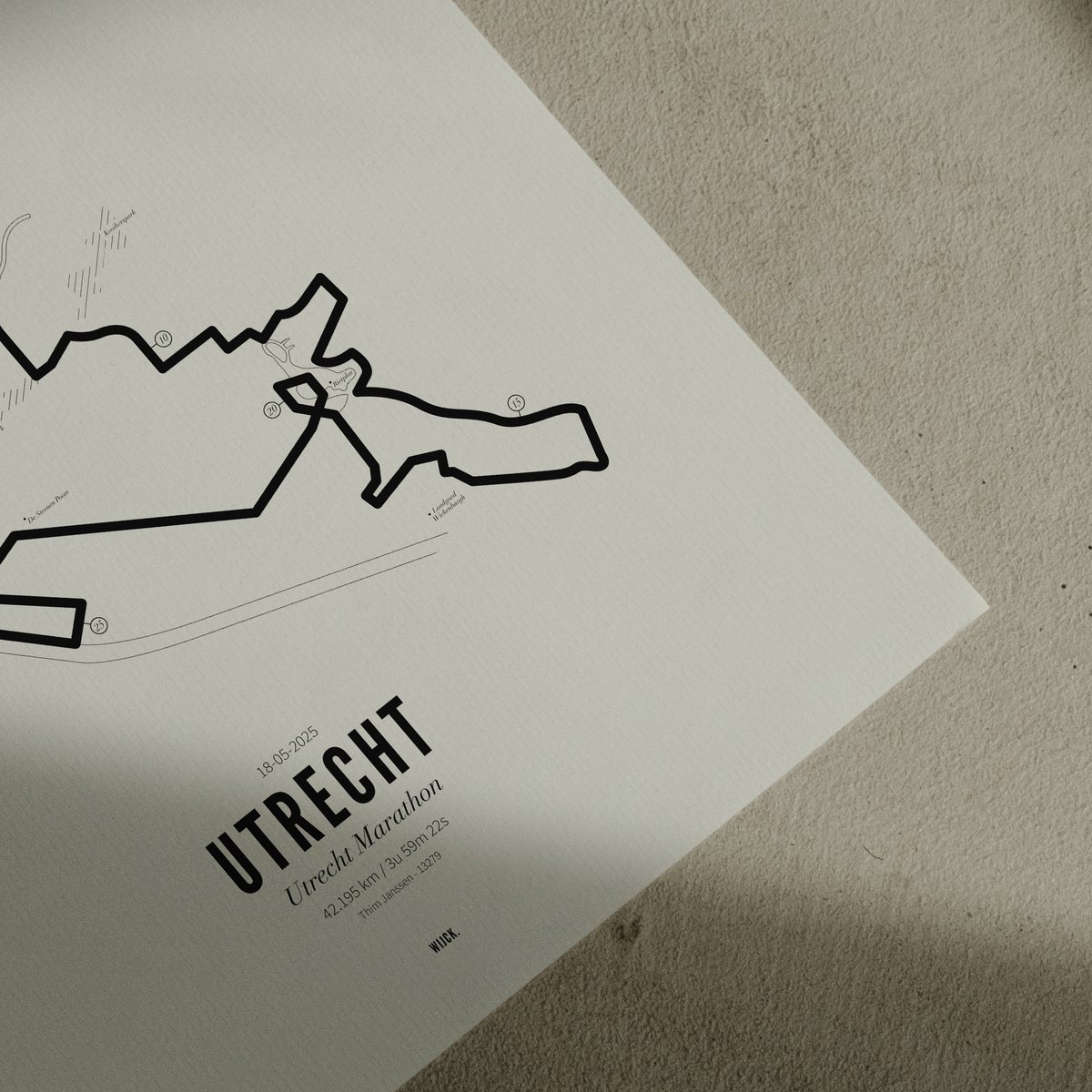 Poster of Marathon Utrecht 2025 | WIJCK.